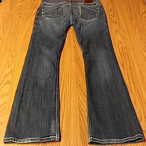 BKE Stella 28R Flare Rhinestones Embroidered Jeans - Picture 4 of 7